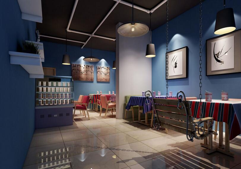 成都奶茶店裝修設計 經(jīng)典案例欣賞|室內(nèi)設計|空間/建筑|cdhtlzs - 原創(chuàng)設計作品 