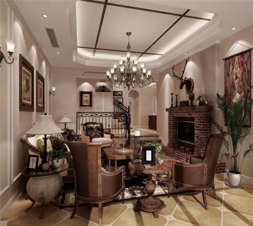 美式風(fēng)格-富力灣,富力灣別墅美式風(fēng)格220平米別墅裝修設(shè)計(jì)圖片_樣板間_實(shí)景圖-搜房網(wǎng)裝修設(shè)計(jì)網(wǎng)